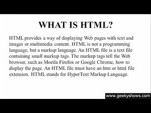 Mind Luster - Learn 1 Introduction to HTML Hindi