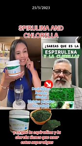 💚✨ ESPIRULINA CHLORELLA: Detox que se siente desde adentro 🌿 Espirulina: Energía natural, proteína vegetal, controla antojos, reduce inflamación y mejora la piel desde adentro. 🌱 Chlorella: Limpia metales pesados, desintoxica el hígado, baja inflamación abdominal y apoya tus defensas. 💥 ¿Por qué juntas? Porque una nutre y la otra desintoxica. Resultado: más energía, vientre menos inflamado y cuerpo más ligero. “Si quieres más información o necesitas recomendación personalizada, mándame un me