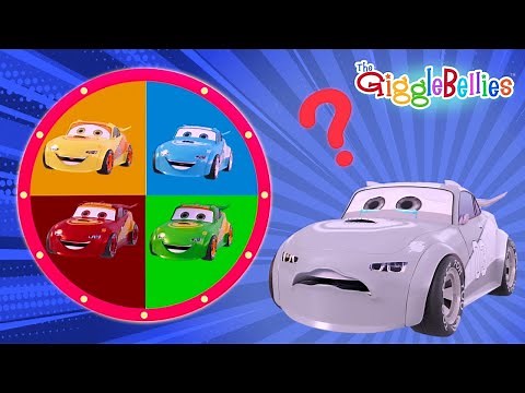 Learn Colors with Cars | Nursery Rhymes For Kids - GiggleBellies