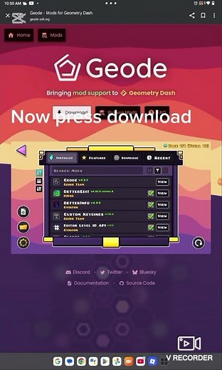 How to download geode! #geode #gd #tutorial