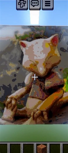 This Shouldn't Exist Abra Minecraft #abra #pokemon #pixelart #minecraftshorts #minecraftpixelart