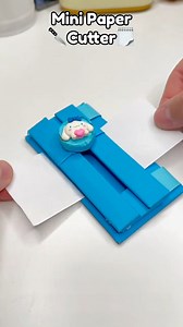🔪DIY Mini Paper Cutter🗒️!? #papercrafts #cutecrafts #diycrafts #diy #craft | Pixel Bed