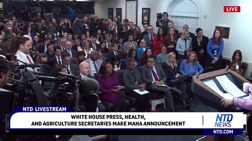 White House Press, Health, and Agriculture Secretaries Make MAHA Announcement | NTD News