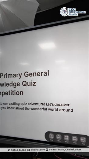 CLC International School on Instagram: "CISians of Balvatika experienced joyful learning during the G.K. Quiz Competition 📚🧠 The activity nurtured curiosity, confidence, and a love for knowledge among our young learners 🌟 #CISBalvatika #GKQuiz #JoyfulLearning #LittleLearners #CuriousMinds #LearningWithFun #KidsActivities #SchoolLife #FutureReady"