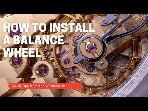 How to install a Balance Spring