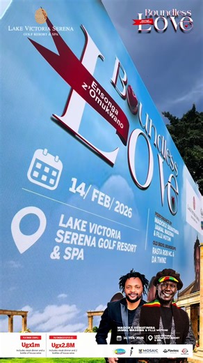 THE SETUP OF JAMAL & MADOX ONGOING AT LAKE VICTORIA SERENA HOTEL KIGO THIS SATURDAY 14th CELEBRATE VALENTINE’S DAY WITH UGANDA’S BEST LOVE ARTISTS #VALENTINES DAY #14thFEB #JAMALWASSWA #MADOXSSEMATIMBA