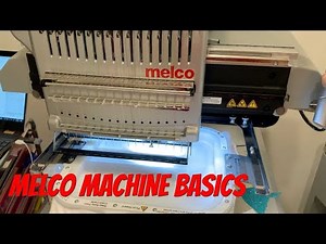 MELCO EMT16X BASICS: Loading Embroidery Designs, Setting Colors in Design Shop & Rethreading Machine