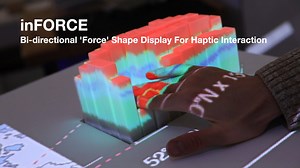 inFORCE: Bi-directional 'Force' Shape Display For Haptic Interaction
