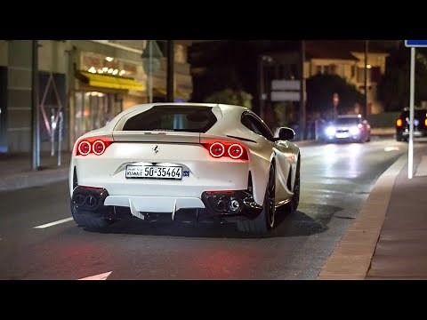 Ferrari 812 Superfast with Straight Pipes - LOUD V12 Sounds !
