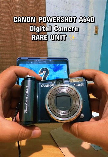RARE UNIT! Canon PowerShot A640 Digital Camera - Flippable screen! #fyp #digicam #canon #powershot #digitalcamera