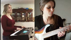 6.8K views · 489 reactions | A funky jam with Shannon Callihan to celebrate the return of Instagram  . . . . . . . . #guitar #synth #juno #roland #funk #jam #keyboards #musiciansofinstagram #music #groove #musiclover #guitarist #funky #femalemusician #coffeemusic #talentedplayerz #wowmusicians #thecasualjazzer #pickupmusic #jemmaheigis | Jemma Heigis | Facebook