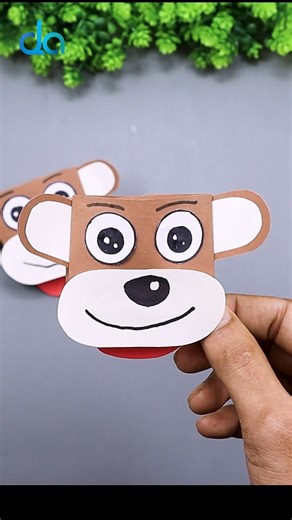 DIY Paper Monkey🐵Moving Paper Toys - Easy Paper Craft #diy #Craft #art #monkey | DIY Crafts & Art
