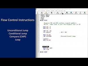 Flow Control Instructions (JMP, CMP and LOOP) || Assembly Language Programming [Bangla]