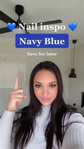 Navy Blue Nail Designs for Stunning Manicures