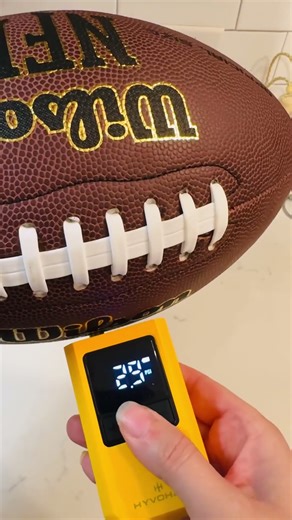 Electric Ball Pump Football Inflation Demo