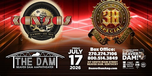 Kansas and 38 Special to co-headline show at Beaver Dam Amphitheater