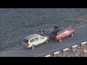 Dramatic moments in chase of kidnapping suspect
