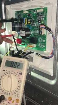 how to check DC voltage compressor fridge