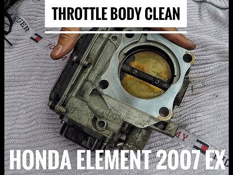 Honda Element 2007 EX Throttle Body Cleaning