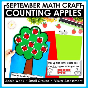 Apple Math Counting Apples 10 Apples Way Up High in the Apple Day Tree Craft