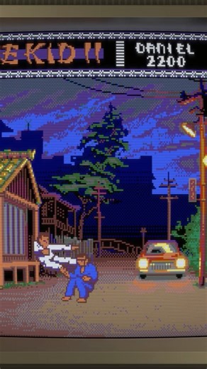 The Karate Kid Part II: The Computer Game Amiga #karatekid #amiga #computergame