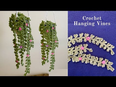 Crochet Hanging Vines | Crochet Hanging Plant Tutorial