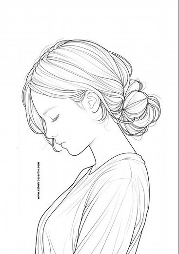 Free Printable Girl Coloring Pages 157