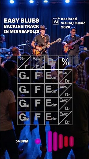 Blues Backing Track in Minneapolis Short