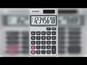 Review: Casio SL-300SV Standard Function Desktop Calculator | General Purpose | Large 8-Digit ...