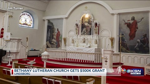 Historic Lindsborg church receives $500,000 grant