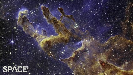Pillars of creation seen in 4K via James Webb Space Telescope
