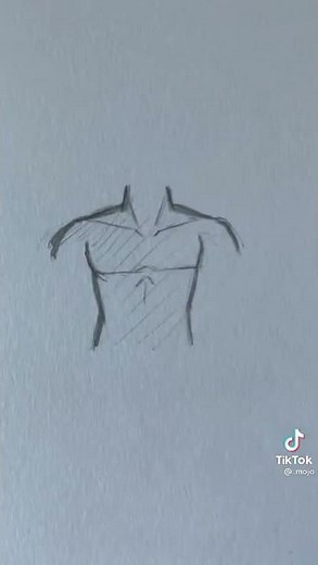 A super easy way to draw a male body