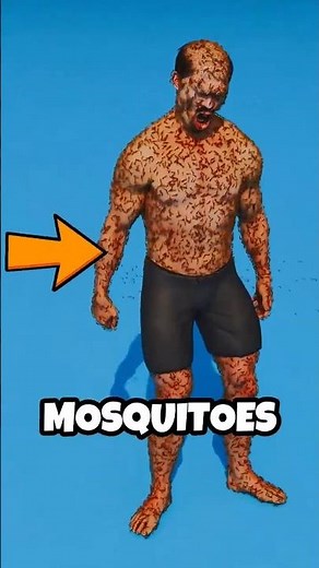How Many Mosquitoes Would It Take To Drain All Your Blood? 😱 #Mosquitoes #ScienceFacts #DidYouKnow
