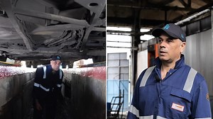 VIDEO | Florin, „doctorul STB”, mecanic la Autobaza Ferentari de 30 de ani. Cunoaște după oftat toate autobuzele, multe vechi și proaste, care se strică des • STB M