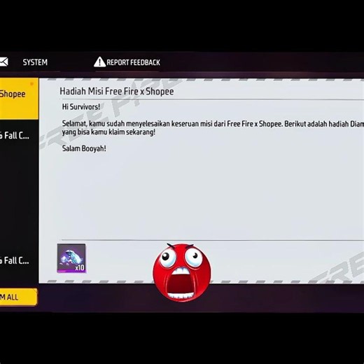 🔥 Free Fire Redeem Code Trick 😱 10 Diamonds Instantly Claimed!