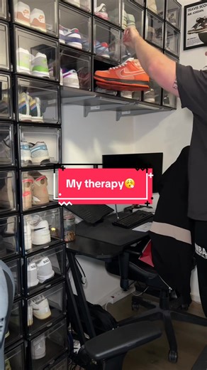 My therapy 😮‍💨 #mytherapy #100problems #sneakertherapy #fy #sneakerhead