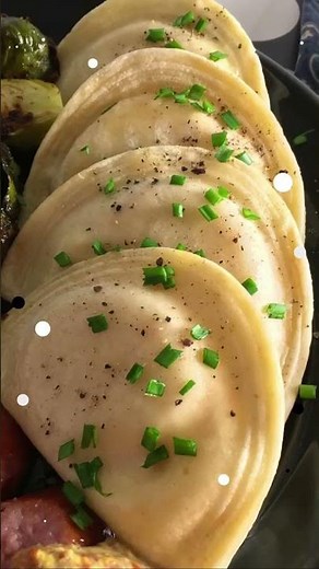 Frozen Pierogies in Air Fryer Recipe #shorts