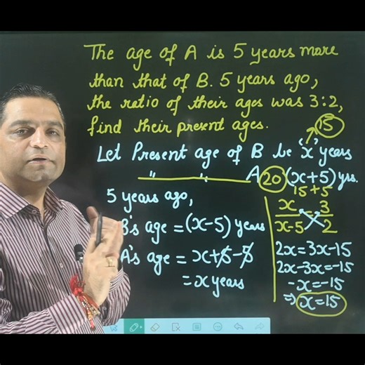 Algebra Word Problem - Linear Equation in One Variable | Nand Kishore Classes
