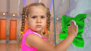 182K views · 2.6K reactions | Diana helps Mommy! Kids Pretend Play with Cleaning Toys! | Diana And Roma | Facebook