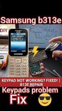 Fix Samsung B313E Keypad Not Working | Quick & Easy Repair (Shorts)#SamsungB313E #KeypadFix