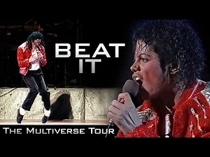 Michael Jackson - Beat It LIVE MIX (The Multiverse Tour) 4K