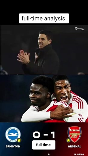 Arsenal's Victory Over Brighton: Full-Time Analysis