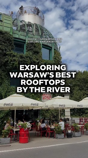 4.7K views · 96 reactions | Explore Warsaw from above — all these spots are just steps away from each other along the Vistula!  BUW Garden – a rooftop full of greenery  Copernicus Terrace – science meets skyline  Neofilologia Terrace – a quiet view few tourists know Perfect for a summer walk, sunset photos, or a chill break by the river  Tag someone who’d love this! | Go to Warsaw | Facebook