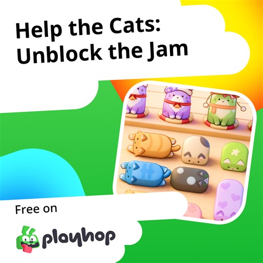 Help the Cats: Unblock the Jam: Play Online For Free On Playhop