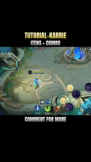 Tutorial Karrie Mobile Legends | Combos Itens Build | RICKFIL #mobil...