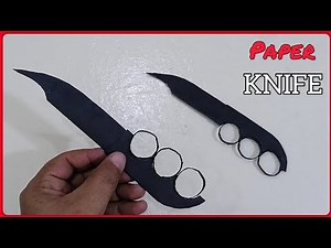 Origami Knife | How To Make Paper Knife | Paper knife craft