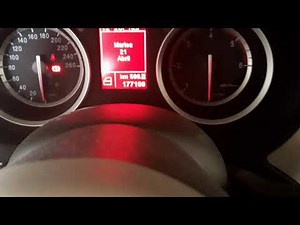 How to reset the Alfa Romeo Mito