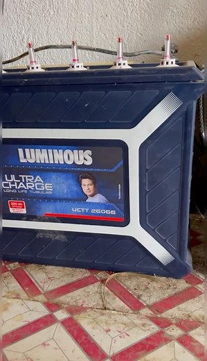 Luminous Ultra charge Inverter Battery Unboxing#battery #luminus #inverterbattery #inverterbatteries