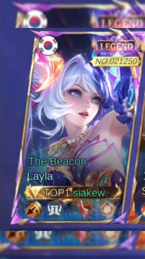 Layla The Beacon World Collector Loading Screen #mlbb #mlbbcreator #mlbbcreatorcamp
