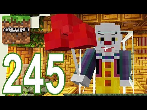 Minecraft: PE - Gameplay Walkthrough Part 245 - IT: PENNYWISE Horror Map (iOS, Android)